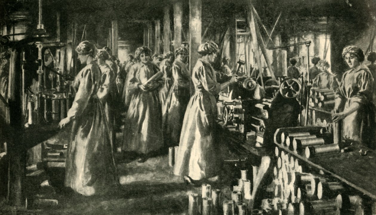 Donne lavoratrici per la guerra, c1914-1918, c1920 da Unbekannt