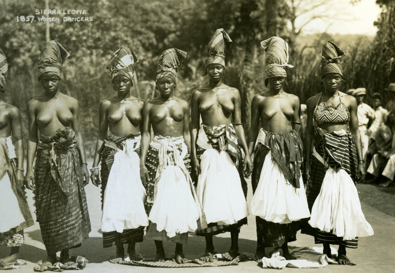 Donne danzatrici, Sierra Leone, XX secolo da Unbekannt