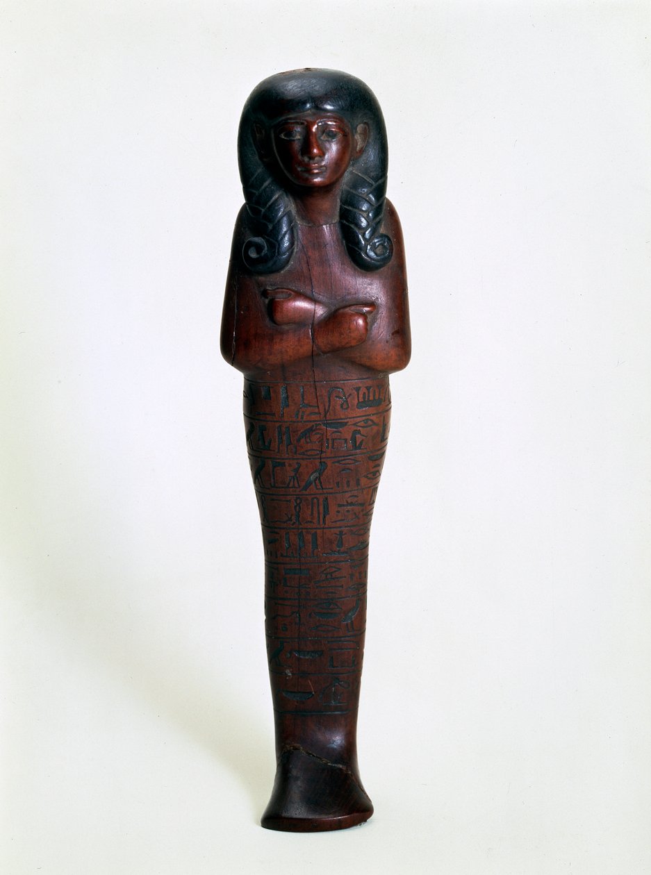 Figurina ushabti in legno di Mutry, Antico Egitto da Unbekannt