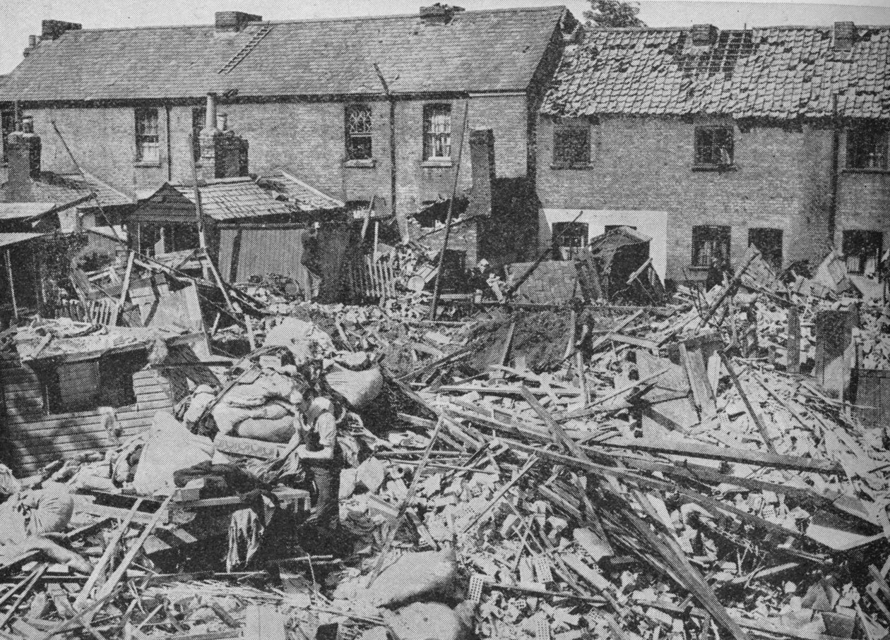 Il lavoro dei bombardieri e la loro distruzione da Unbekannt