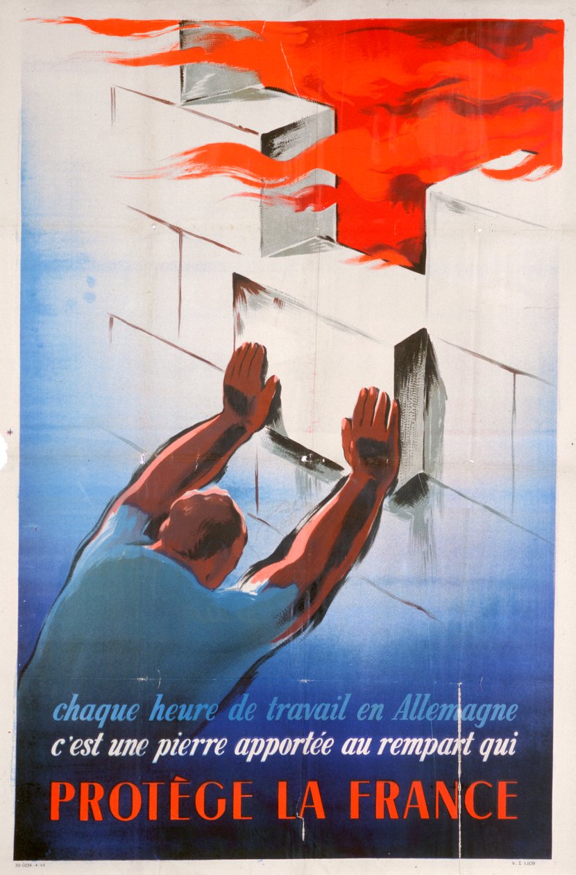 Lavorare in Germania protegge la Francia, 1944 da Unbekannt