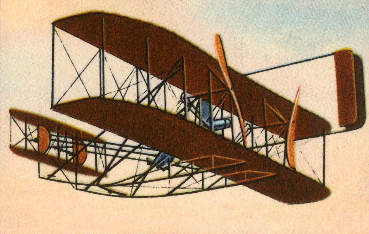 Aereo dei fratelli Wright, c1903 da Unbekannt
