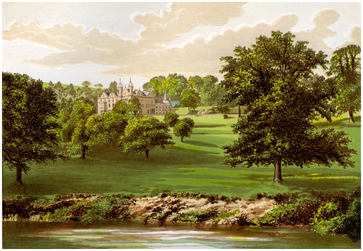 Wyaston Leys, Herefordshire, casa della famiglia Bannerman, c1880 da Unbekannt