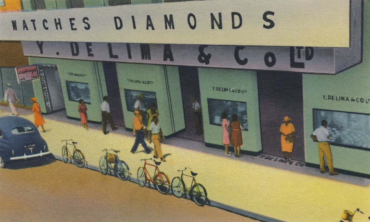 Y. De Lima & Co. Ltd., Principali Viaggiatori di Trinidad, Port of Spain, Trinidad, B.W.I., c1940s da Unbekannt