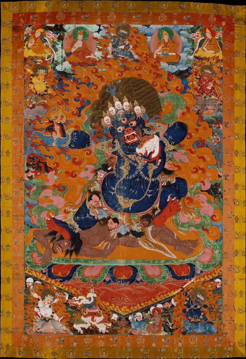 Yamantaka, Distruttore del Dio della Morte, inizio XVIII secolo da Unbekannt