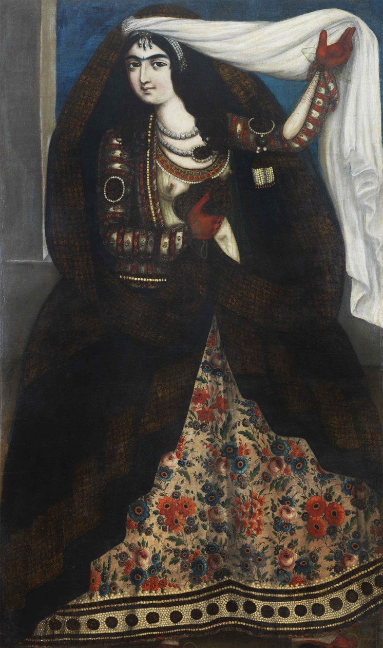 Giovane donna che indossa il chador, ca 1844-1850 da Unbekannt