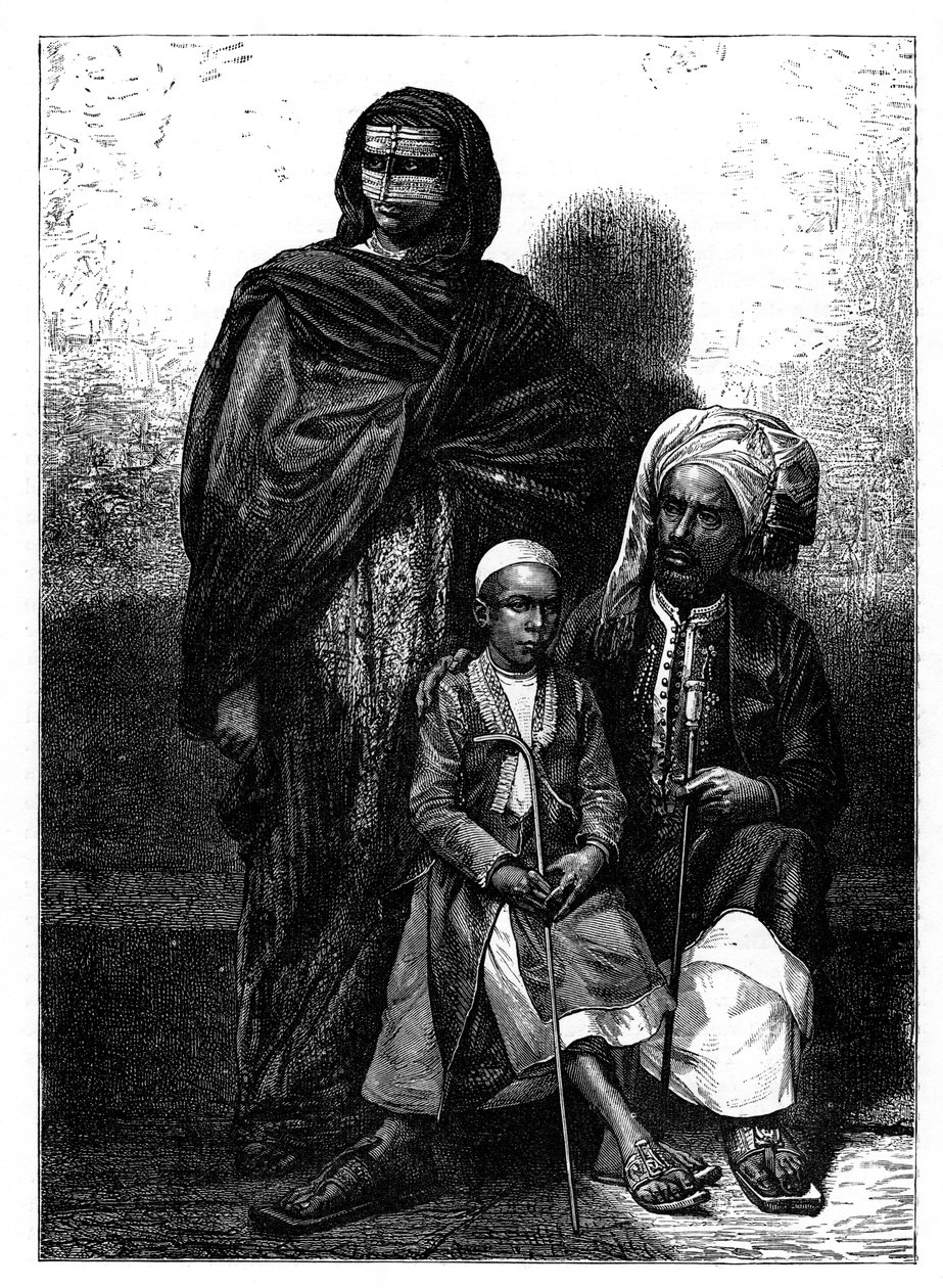 Famiglia araba di Zanzibar da Unbekannt