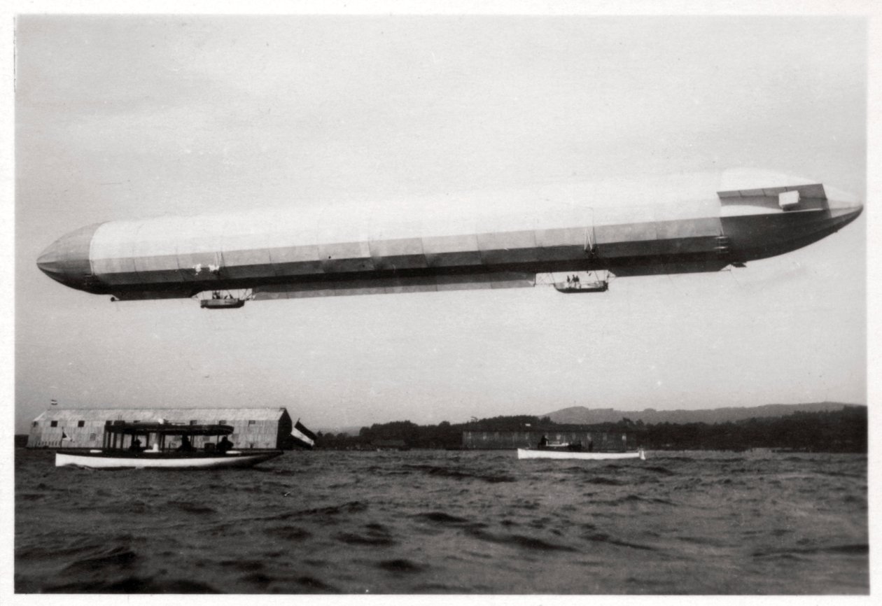 Zeppelin LZ3 in volo, Germania da Unbekannt