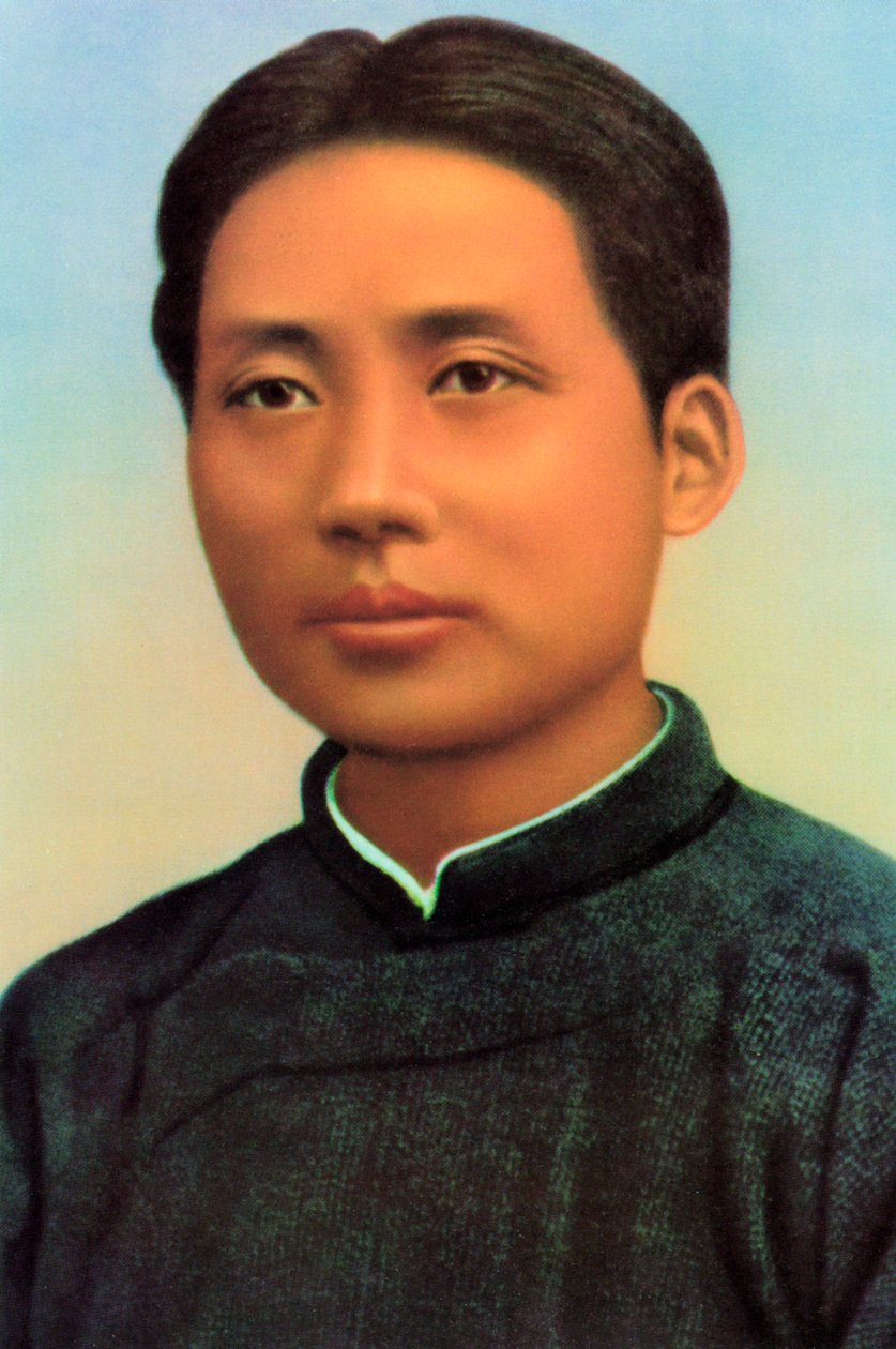 Zhou Enlai, primo Premier della Repubblica Popolare Cinese, da giovane, c1920 da Unbekannt