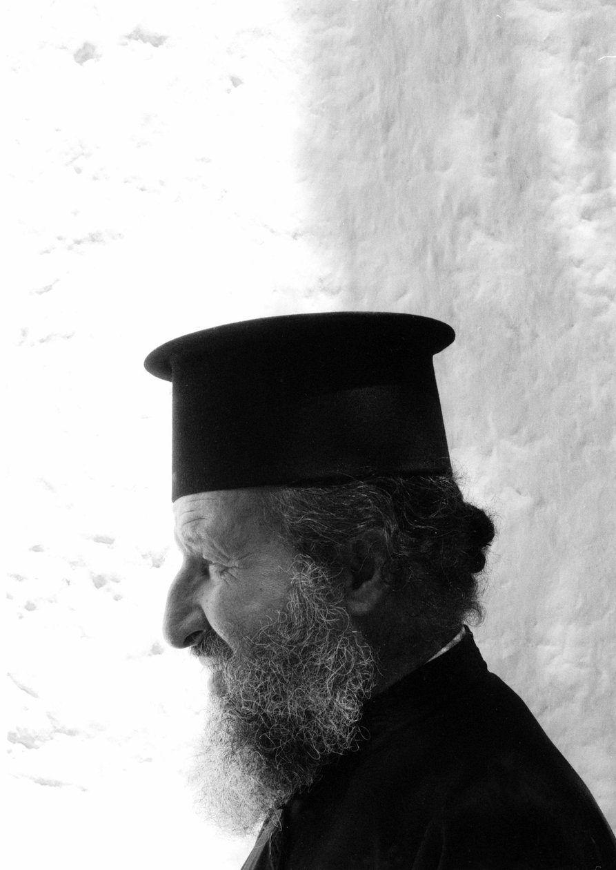 Sacerdote della Chiesa Ortodossa a Creta (papa) Creta 1985 da Unbekannt