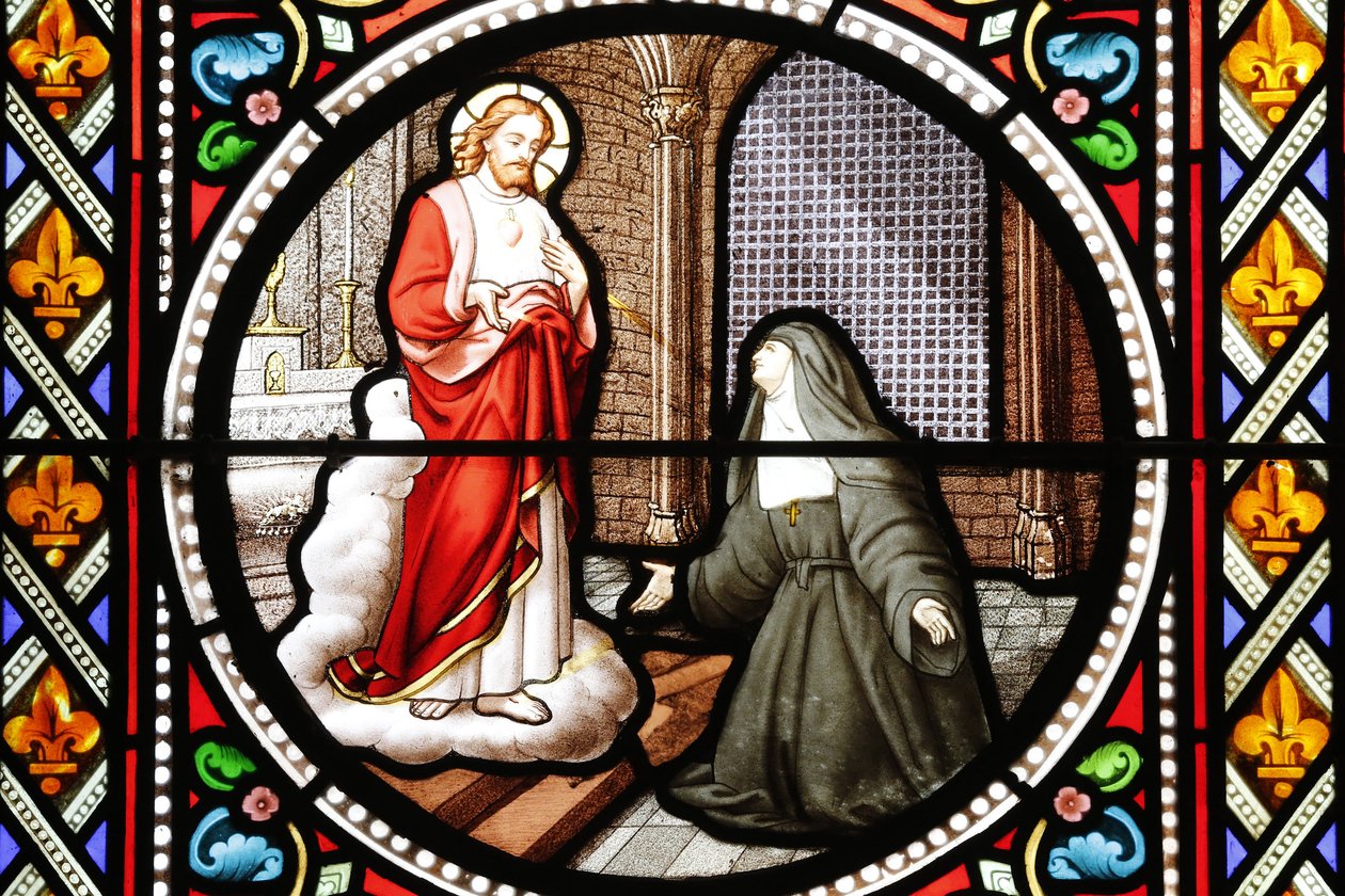 Santa Margherita Maria Alacoque (1647-1690) mistica dell