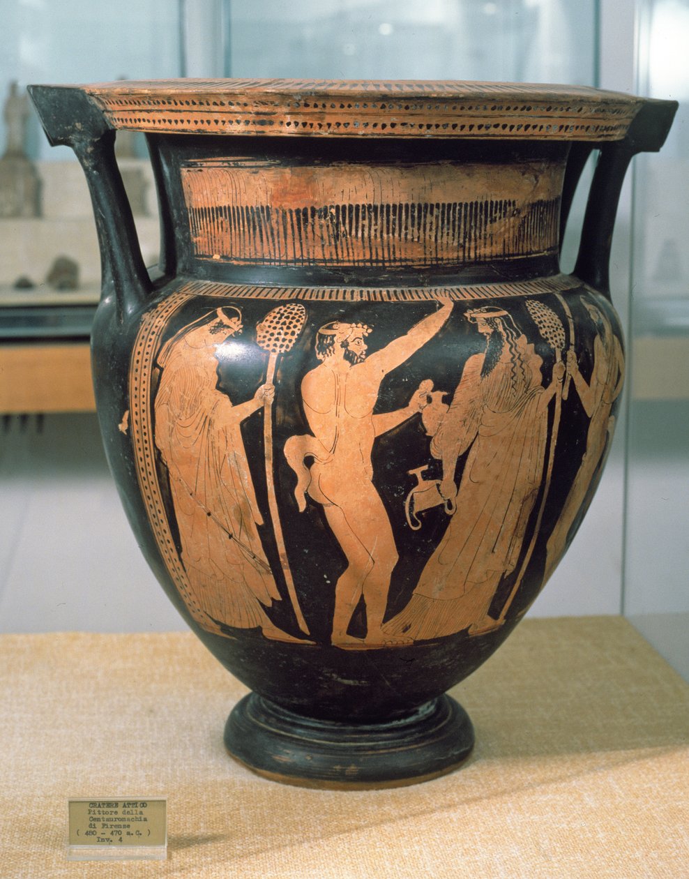 Cratere a figure nere, del Pittore dei Centauri, c.480-470 a.C. da Unbekannt Unbekannt