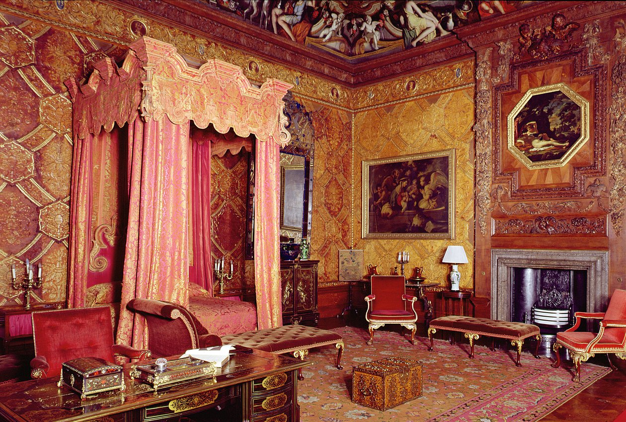 Chatsworth House, Camera di Stato 1687-1707, Derbyshire, UK da Unbekannt Unbekannt