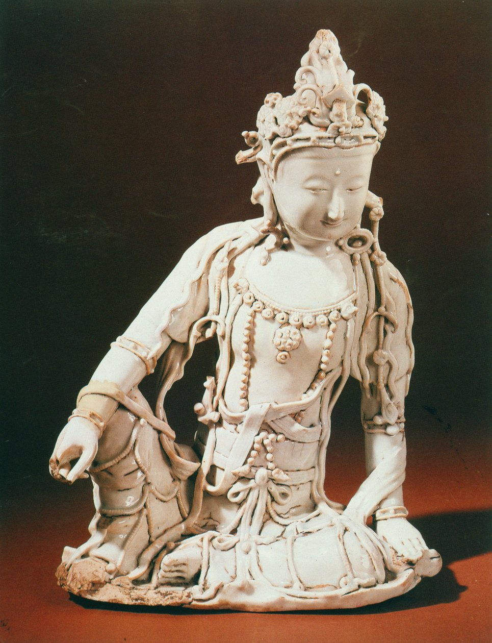 Figura smaltata bianca di Arolo Kites Vara, Dinastia Yuan, fine XIII-inizio XIV secolo da Unbekannt Unbekannt