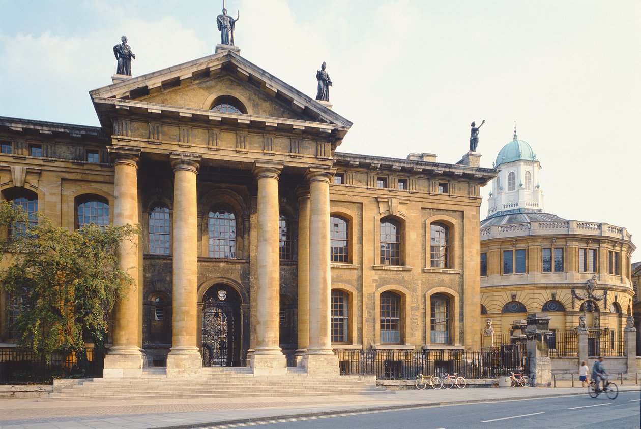 Edificio Clarendon, Oxford, costruito 1713 da Unbekannt Unbekannt