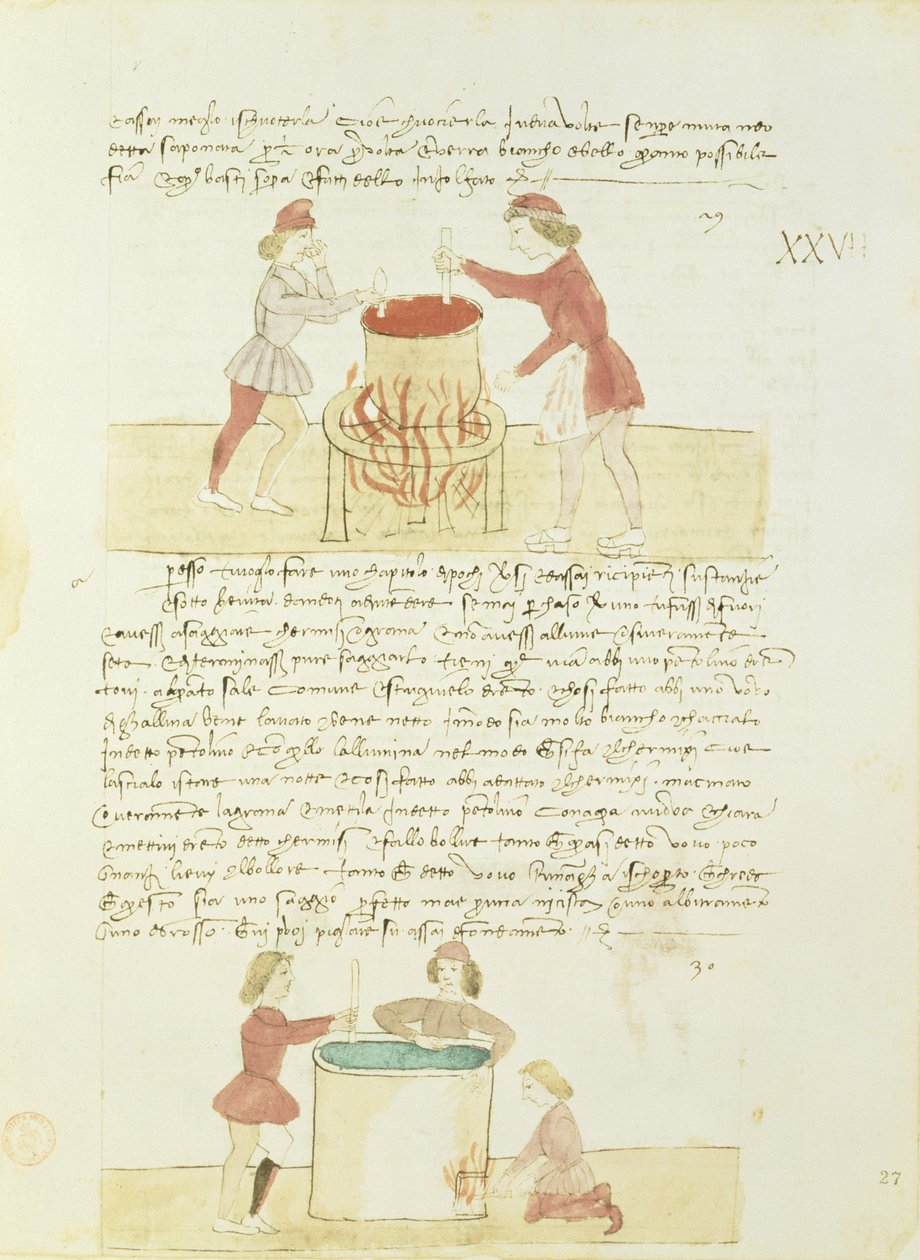 Tintura della seta dai Precetti dell