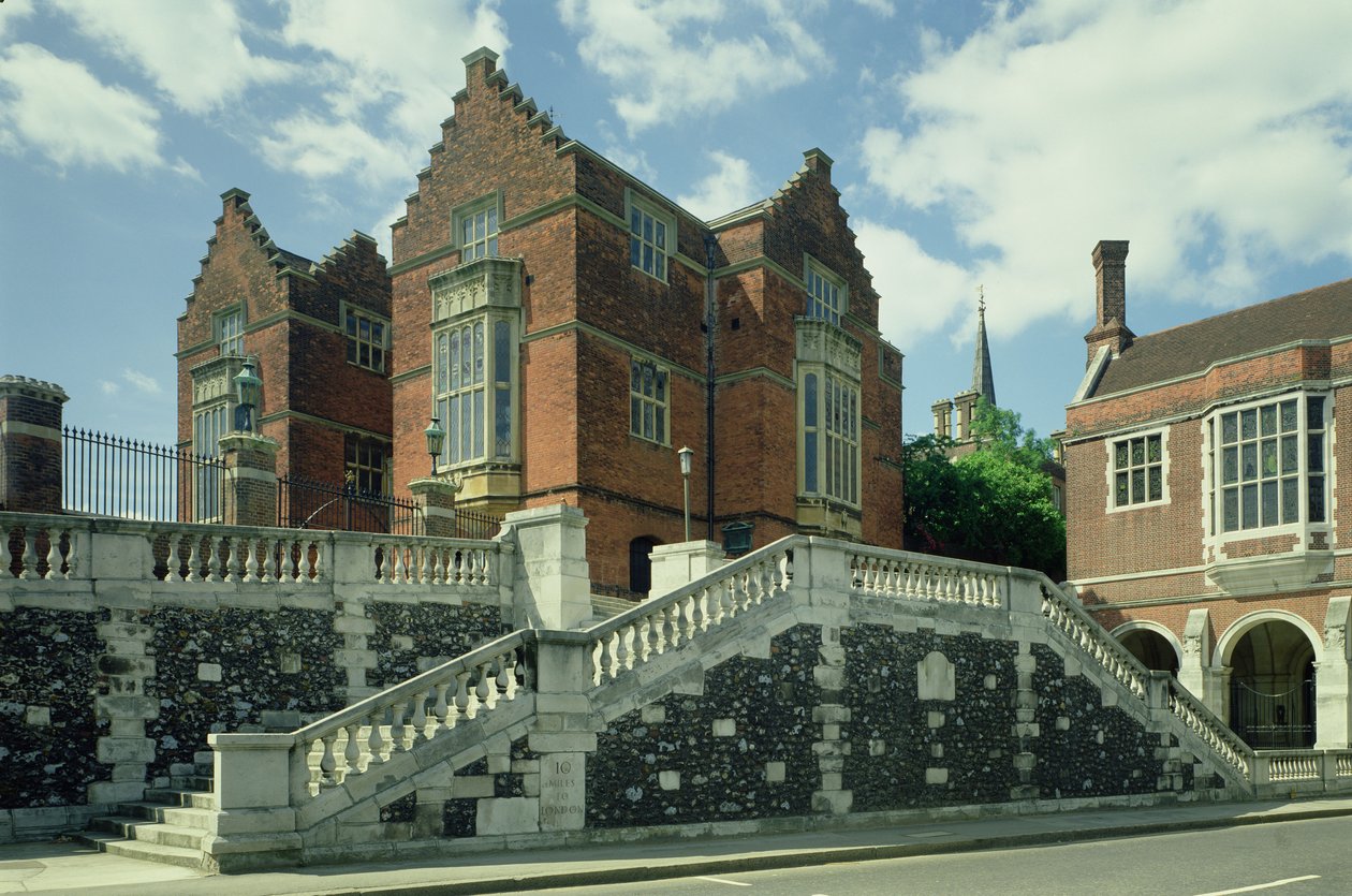 Esterno della Harrow School, Middlesex da Unbekannt Unbekannt