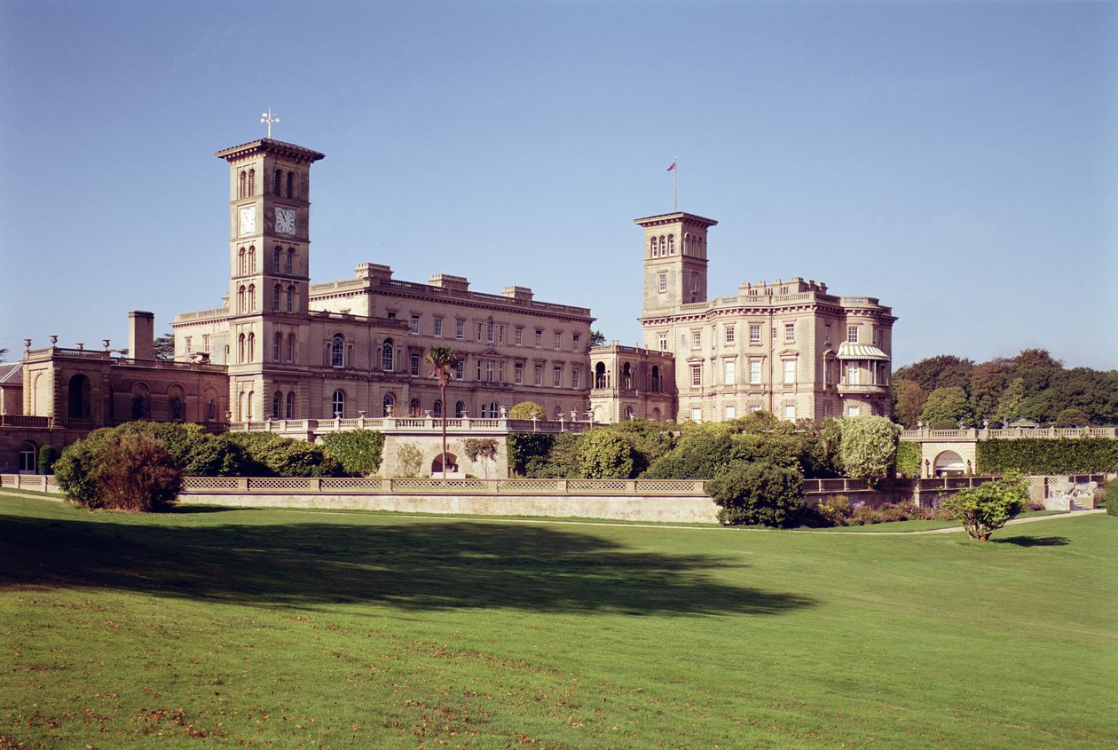 Vista esterna, Osborne House, Isola di Wight da Unbekannt Unbekannt