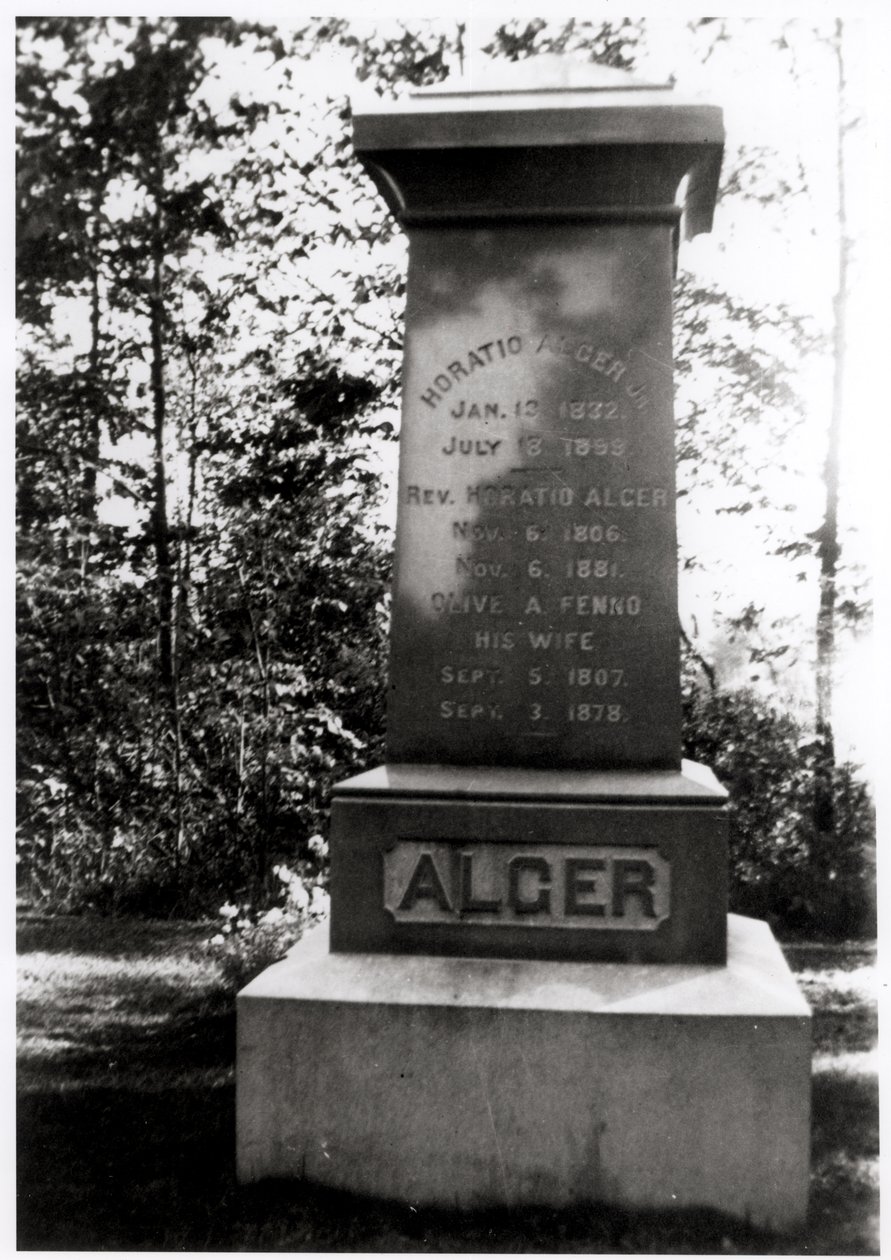 Tomba di Horatio Alger a Natick, Massachusetts da Unbekannt Unbekannt