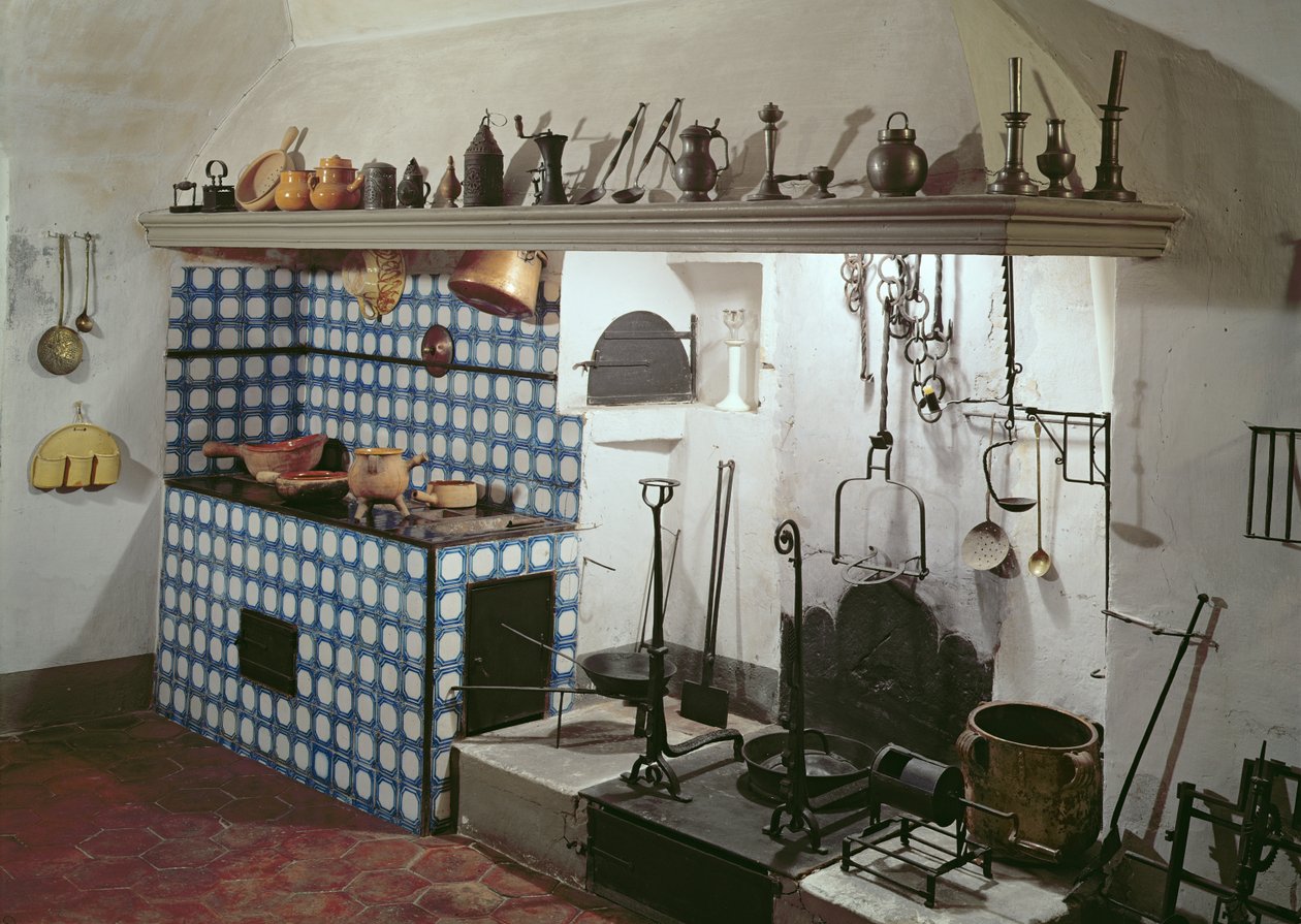 Interno della cucina dell