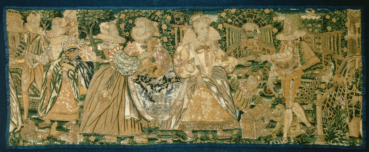 Mantovana ricamata, c.1575 da Unbekannt Unbekannt