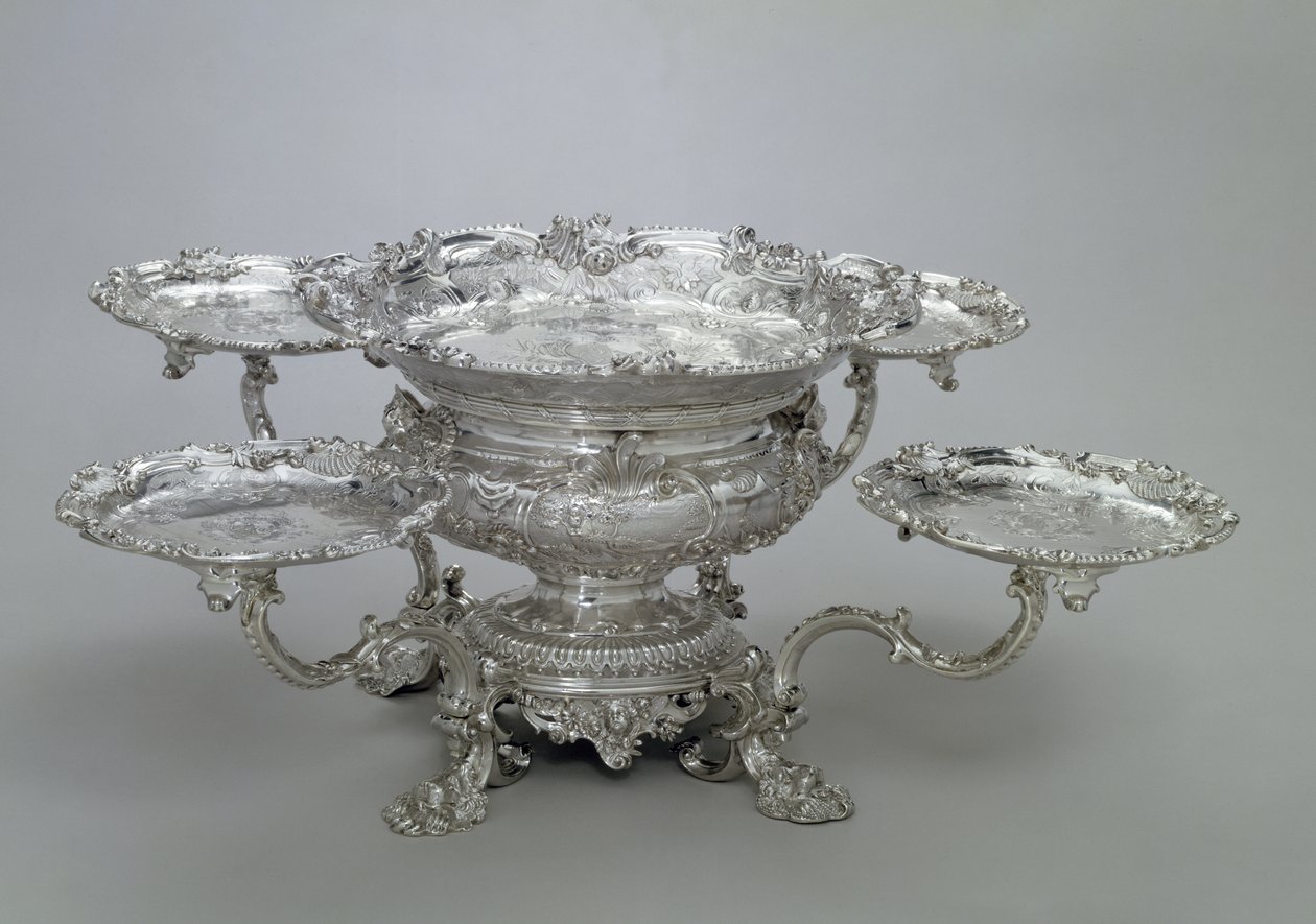 Centrotavola Newdegate di Paul de Lamerie, 1743 da Unbekannt Unbekannt