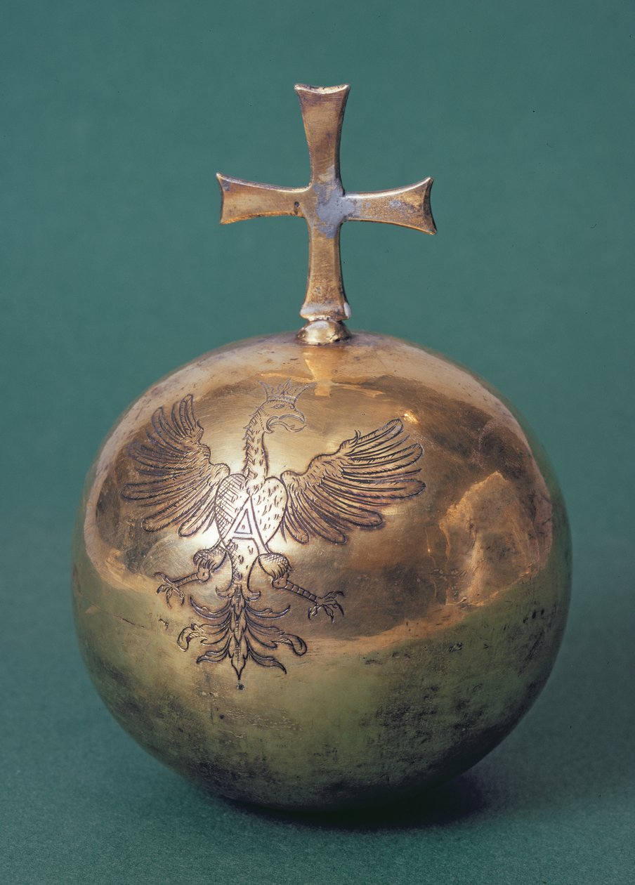 Globo della Regina Anna Jagiellon, ordinato dalla Regina Anna come parte dei suoi regalia di incoronazione, c.1572 da Unbekannt Unbekannt