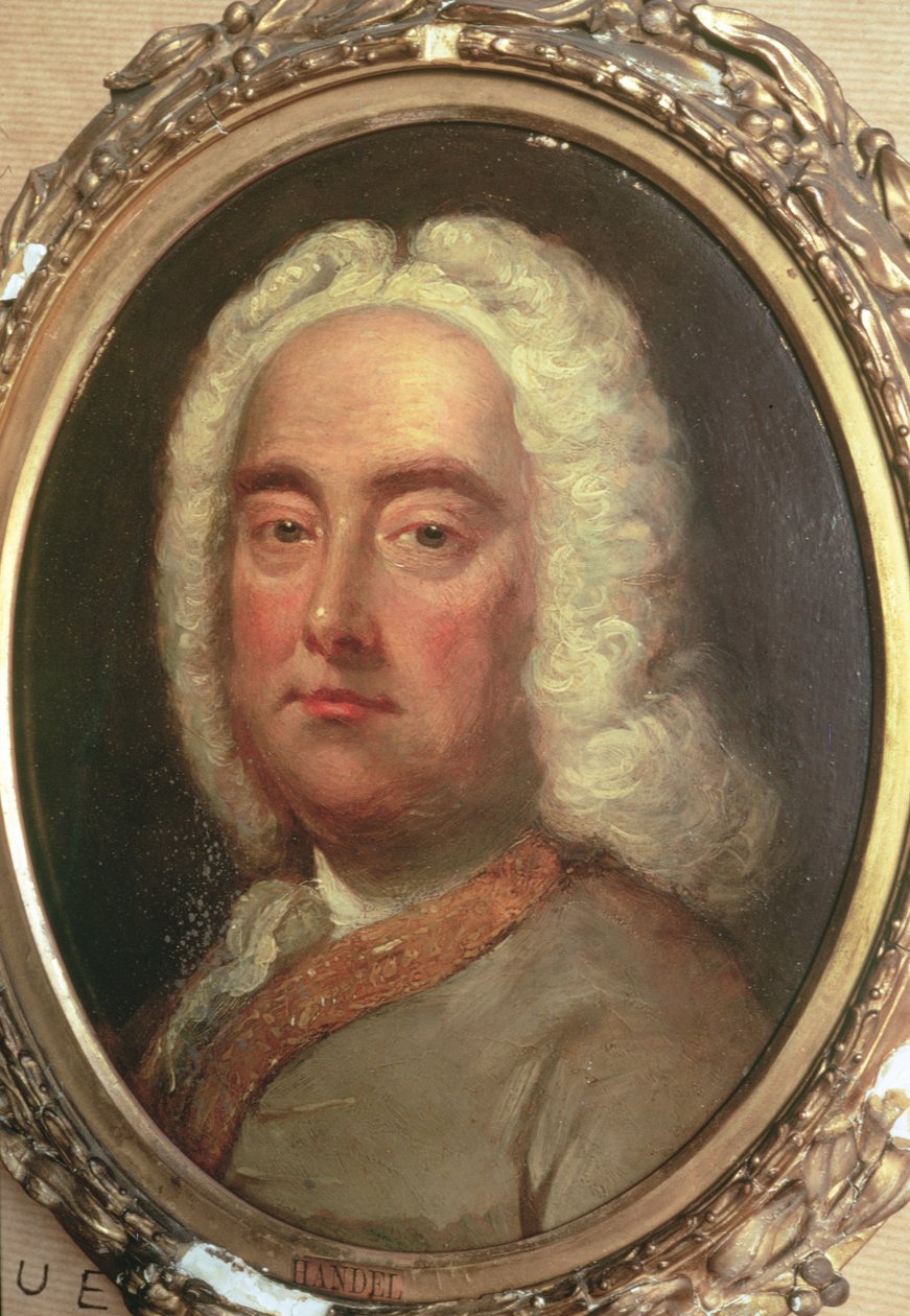 Ritratto di George Frederick Handel (1685-1759) da Unbekannt Unbekannt