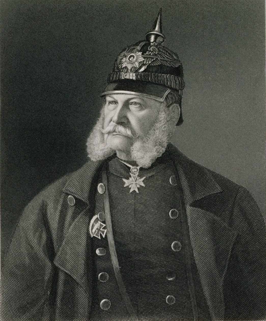Ritratto di Guglielmo I (1797-1888) Re di Prussia e Imperatore di Germania da Unbekannt Unbekannt