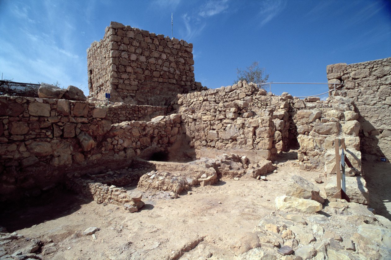 Resti del palazzo fortezza, costruito da Erode il Grande (73-4 a.C.) c.37-31 a.C. da Unbekannt Unbekannt