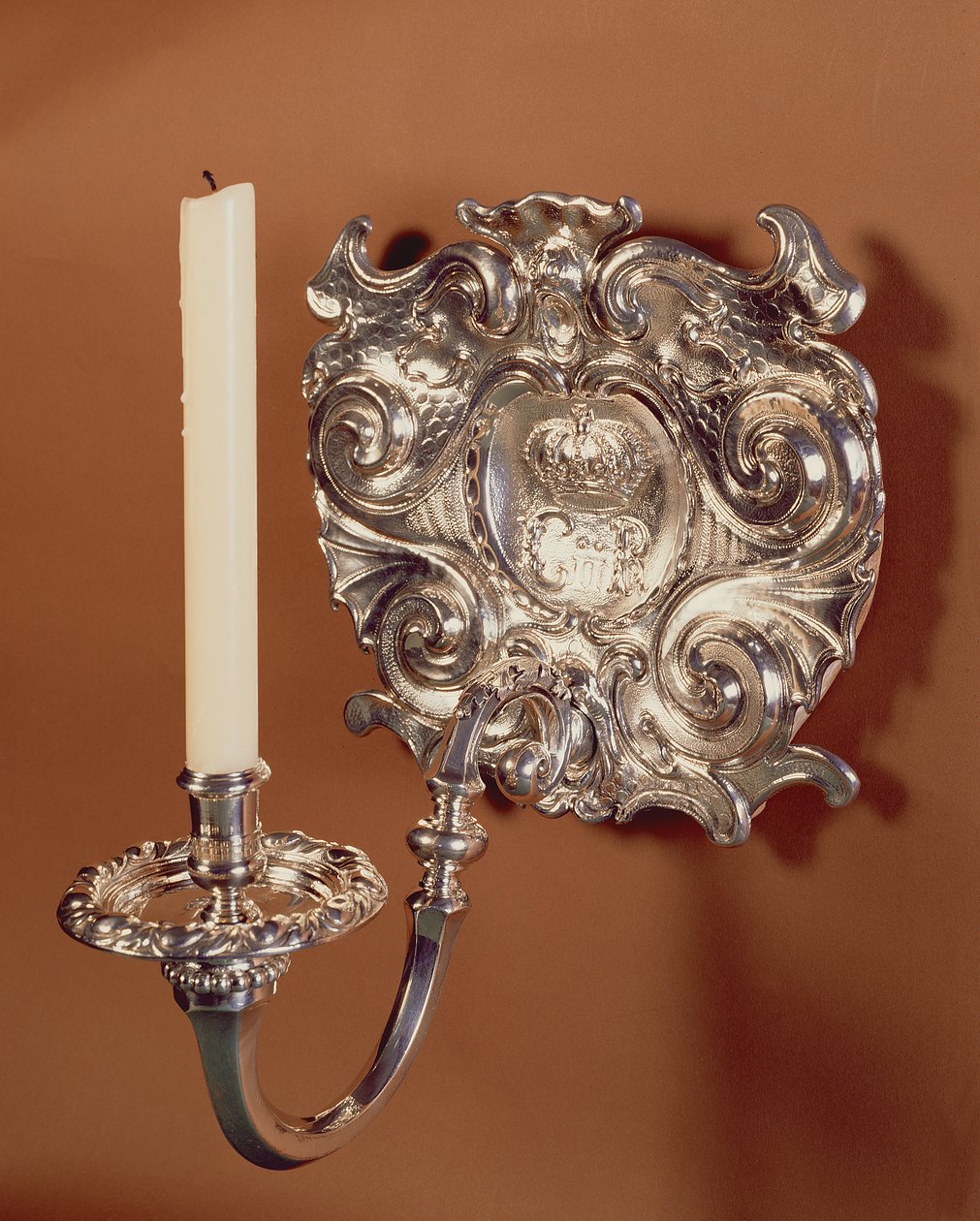Applique, luce singola, in stile anglo-olandese del periodo della Restaurazione. 1668-90 da Unbekannt Unbekannt