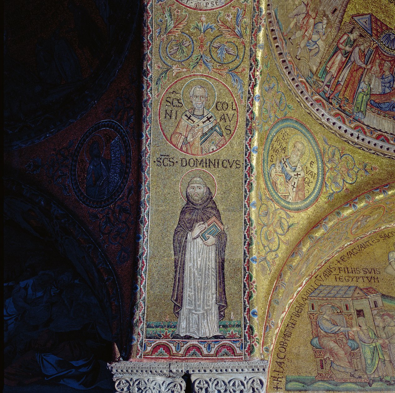 San Domenico e San Nicola, mosaico nell