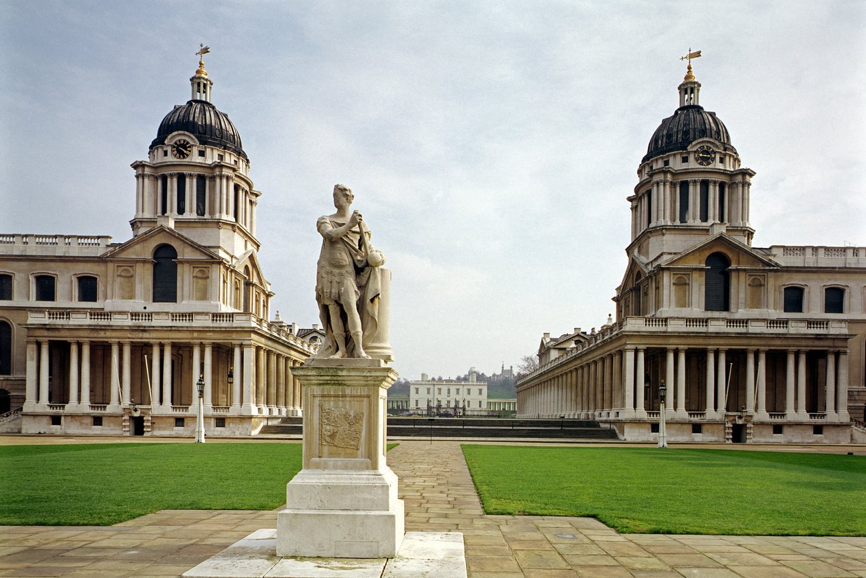 Il Vecchio Collegio Navale Reale costruito da Sir Christopher Wren (1632-1723), Greenwich, Londra, UK da Unbekannt Unbekannt