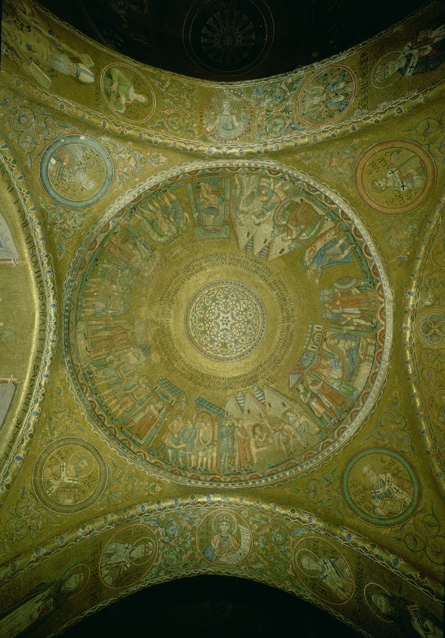 La storia di Giuseppe, mosaico dalla terza cupola del vestibolo della Basilica di San Marco, Venezia da Unbekannt Unbekannt