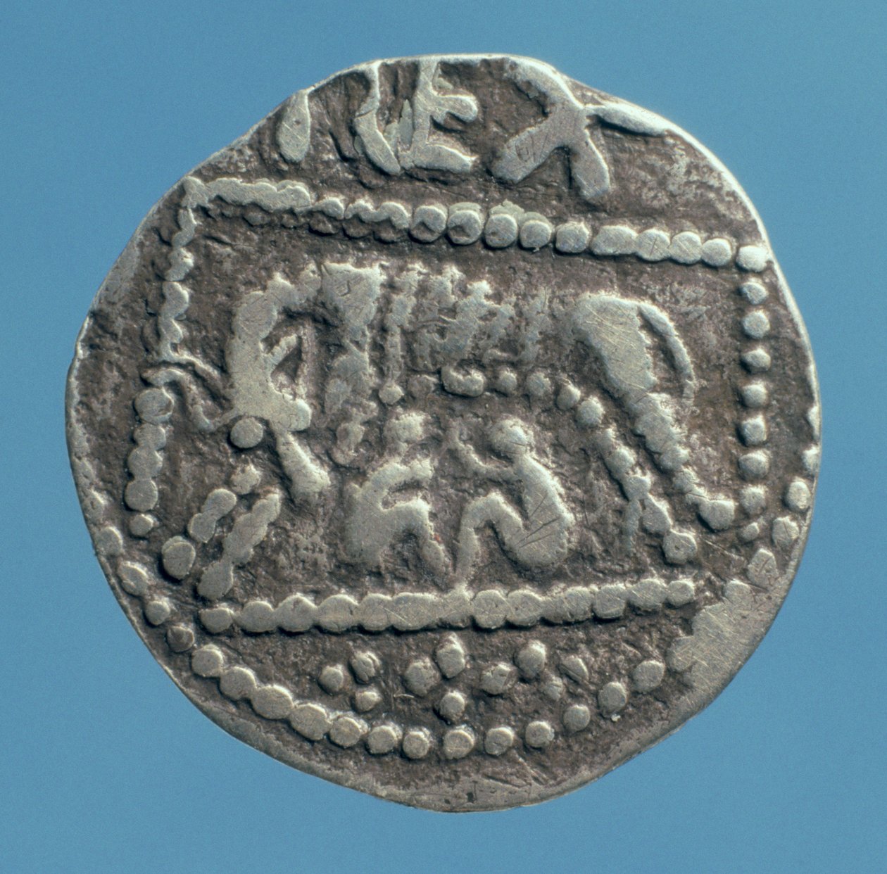 Verso del penny di Ethelbert, Re del Kent (argento) da Unbekannt Unbekannt