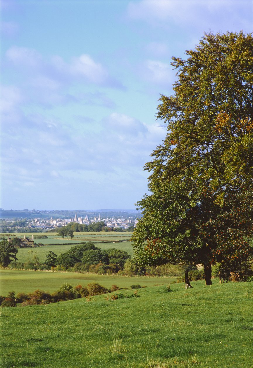 Vista di Oxford da Boars Hill da Unbekannt Unbekannt