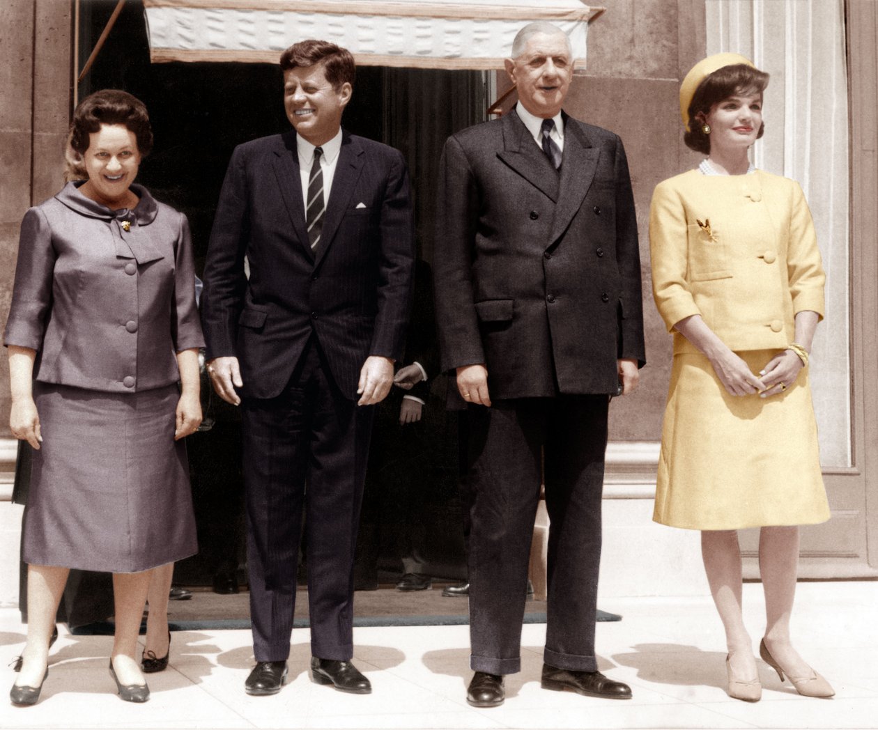 Il presidente americano John Kennedy all