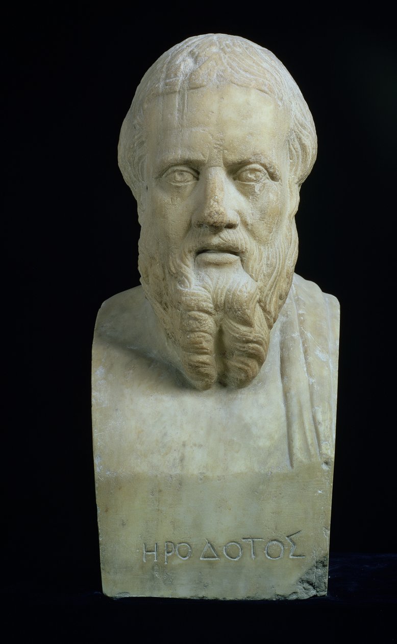 Busto ritratto di Erodoto da Unbekannt Unbekannt