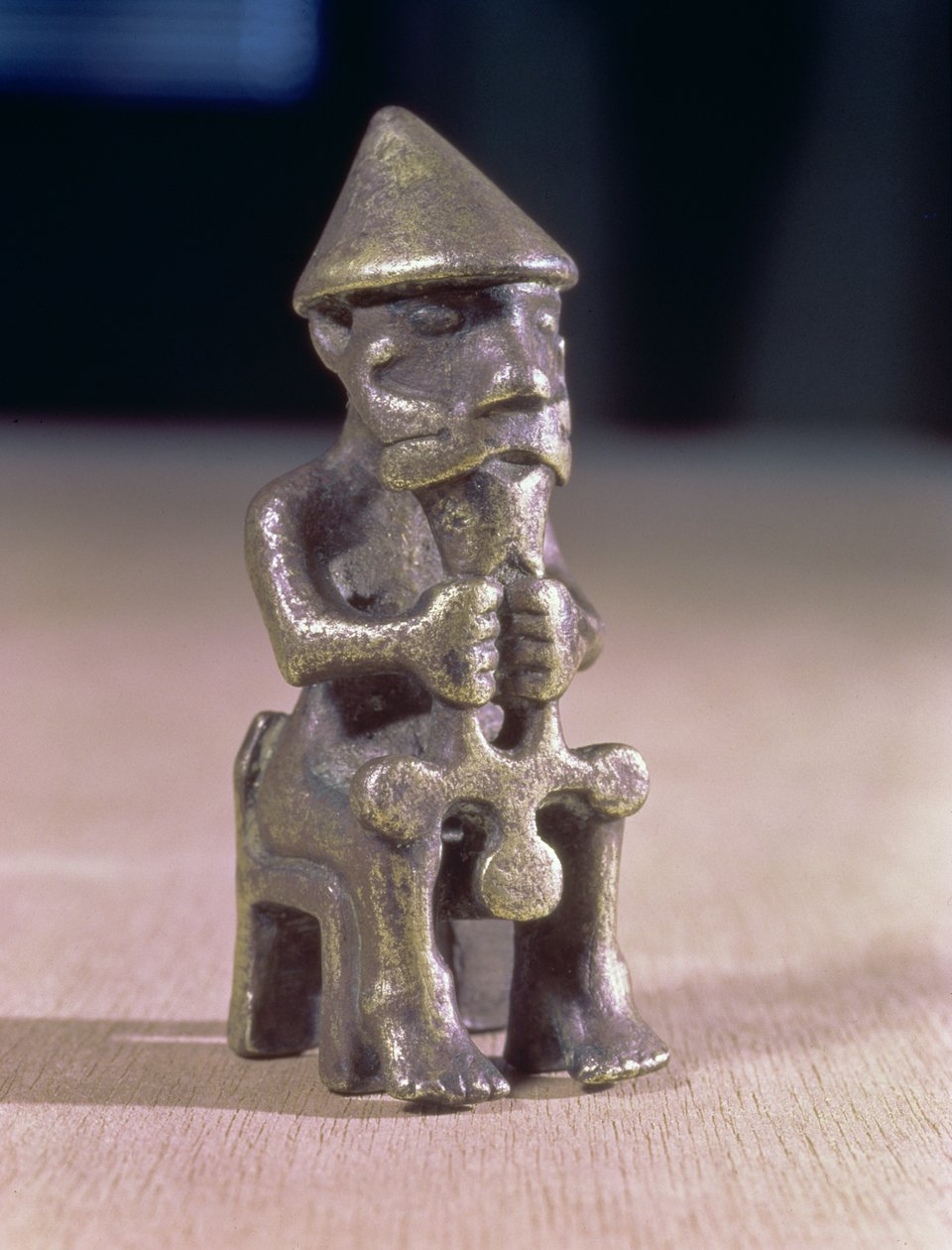Thor con un martello, statuetta trovata in Islanda da Unbekannt Unbekannt