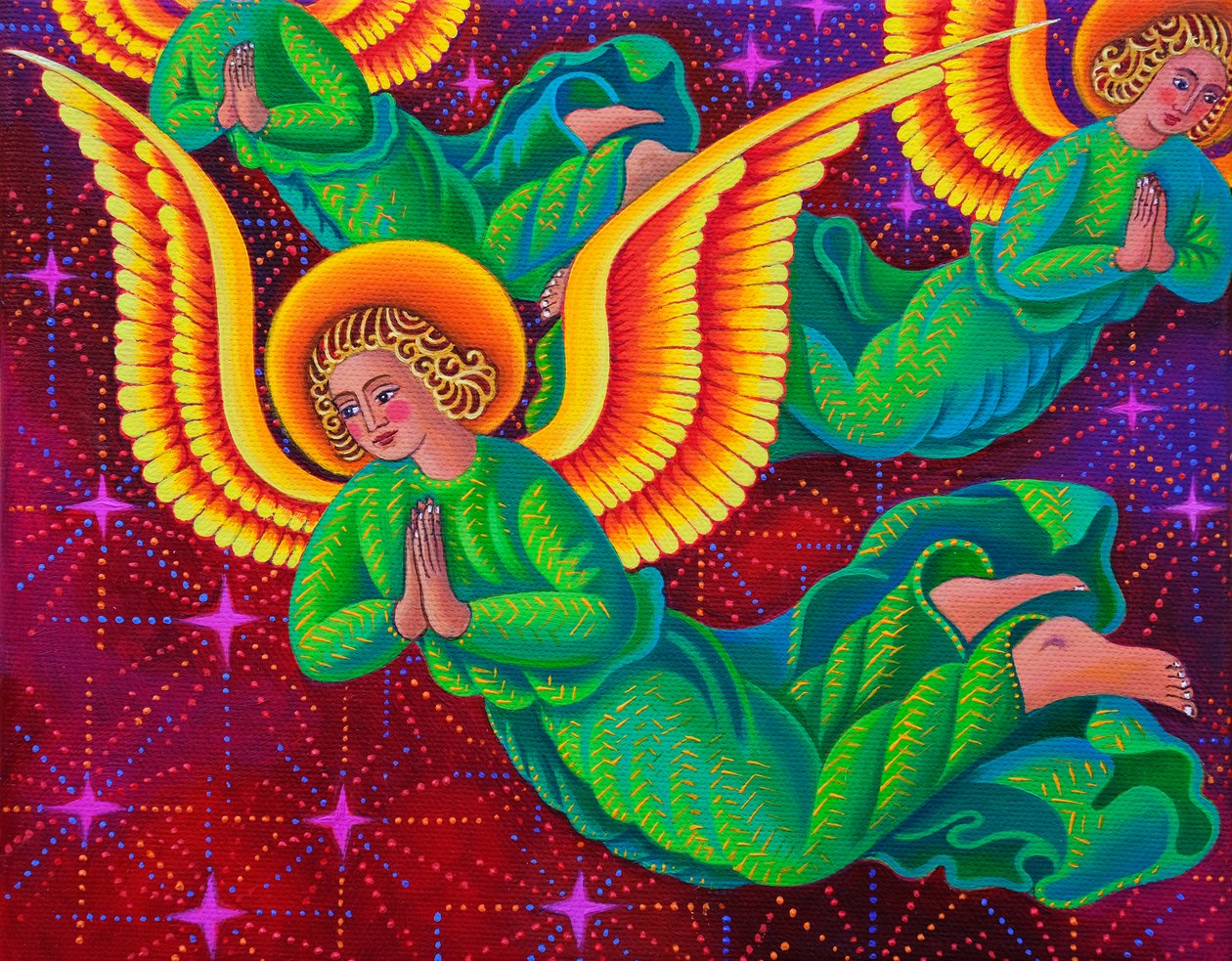 Angeli in verde, 2018 da Unbekannt Unbekannt