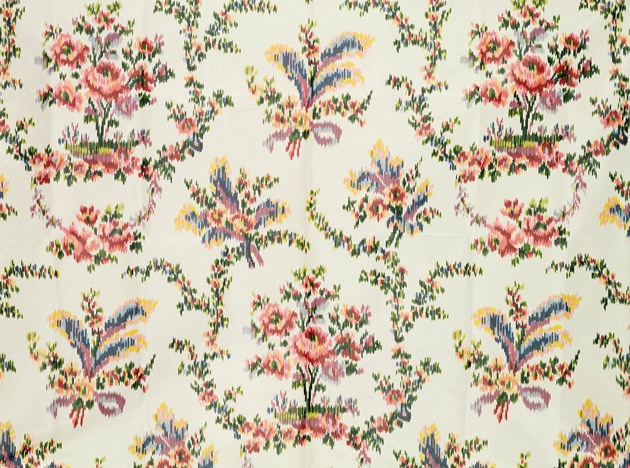 Tessuto tessuto per la Regina Maria Antonietta al Palazzo di St. Cloud, c.1797 da Unbekannt Unbekannt