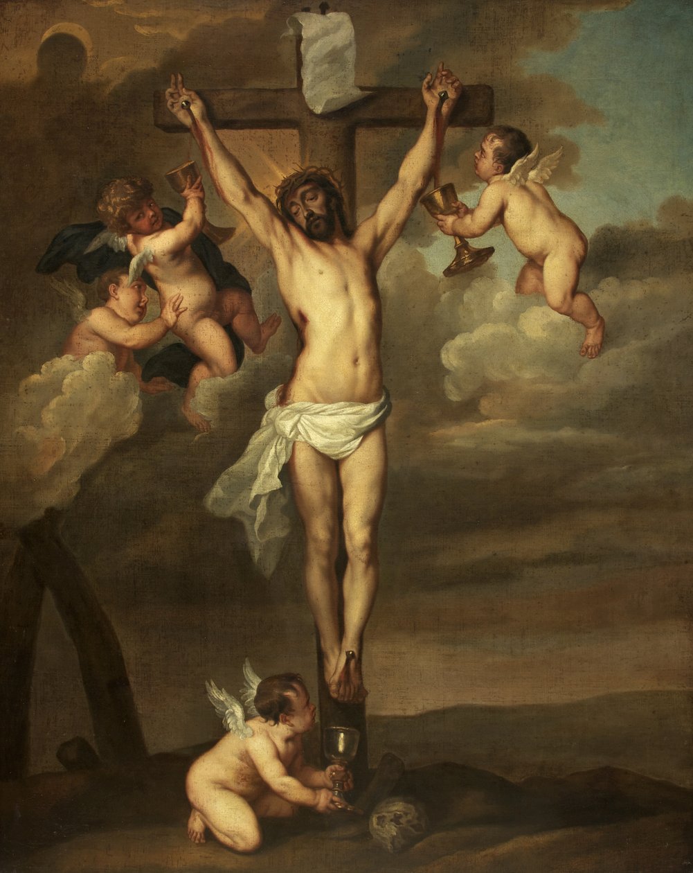 Crocifissione, 1645-50 da Unbekannt Unbekannt