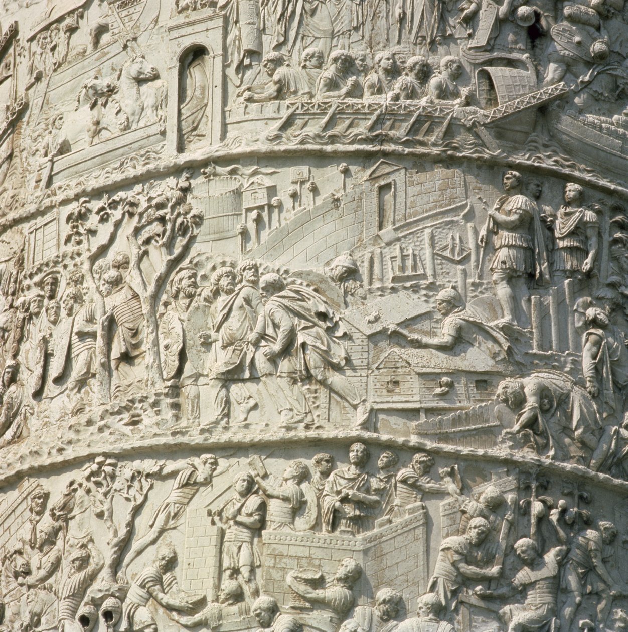 (dettaglio) dalla Colonna di Traiano, 113 d.C. da Unbekannt Unbekannt