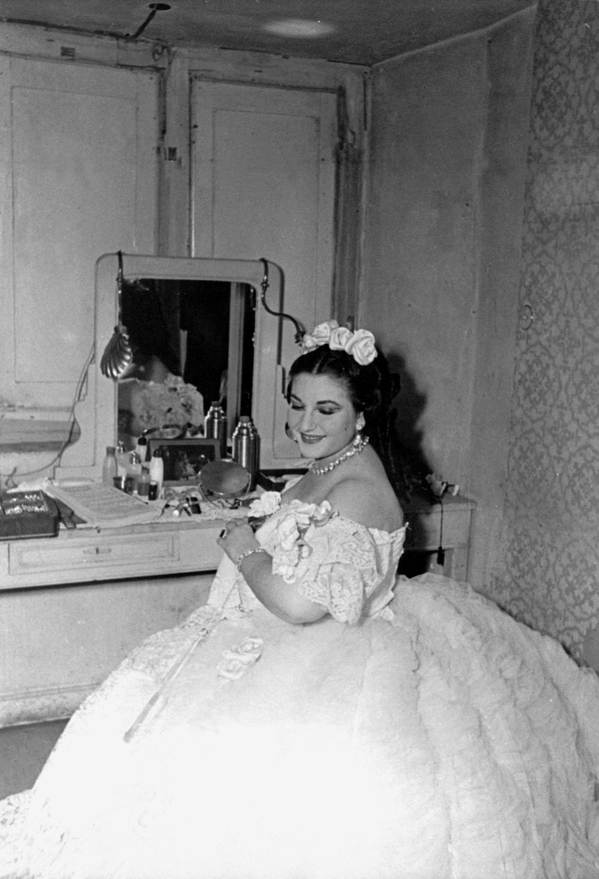 Maria Callas in "La Traviata", Parma, 1951 da Unbekannt Unbekannt