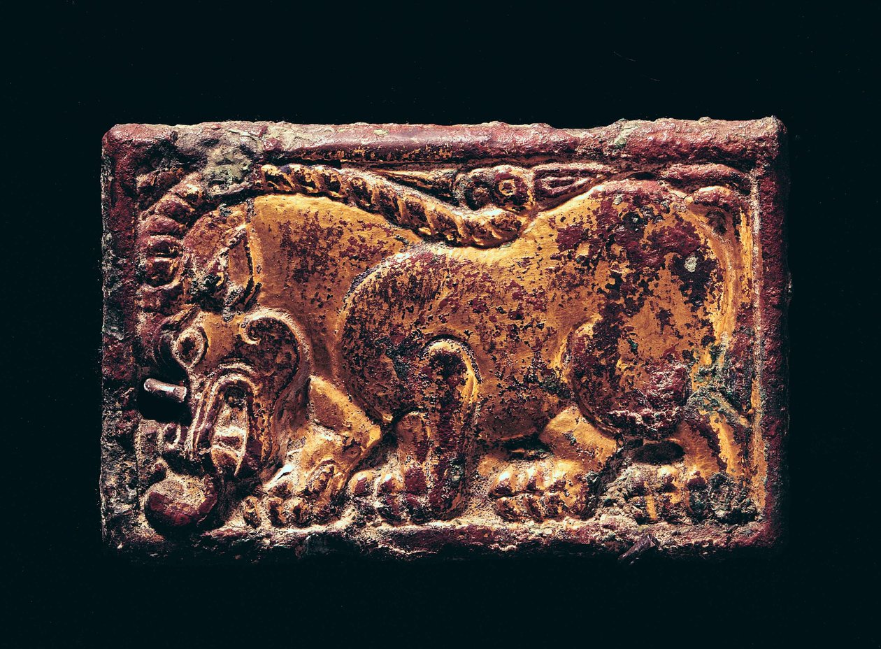 Placca in stile Ordos, III-II secolo a.C. da Unbekannt Unbekannt