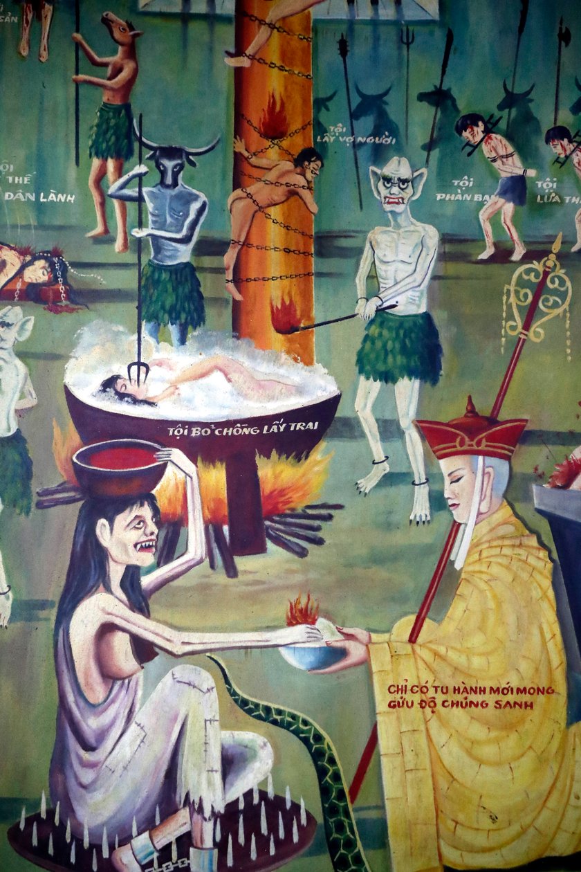 Tempio buddista di Phu Long, Purgatorio buddista, Ho Chi Minh City, Vietnam da Unbekannt Unbekannt