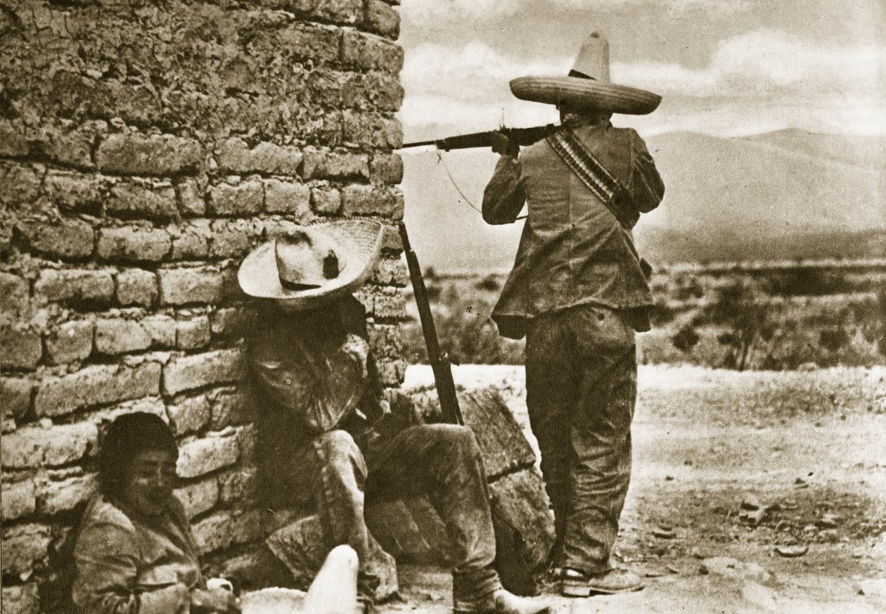 Cecchini ribelli attaccano la città di Juarez, 10 maggio 1911 da Unbekannt Unbekannt
