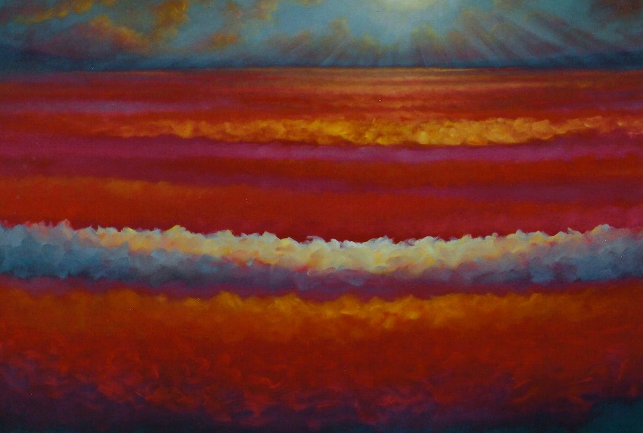 Paesaggio rosso da Unbekannt Unbekannt