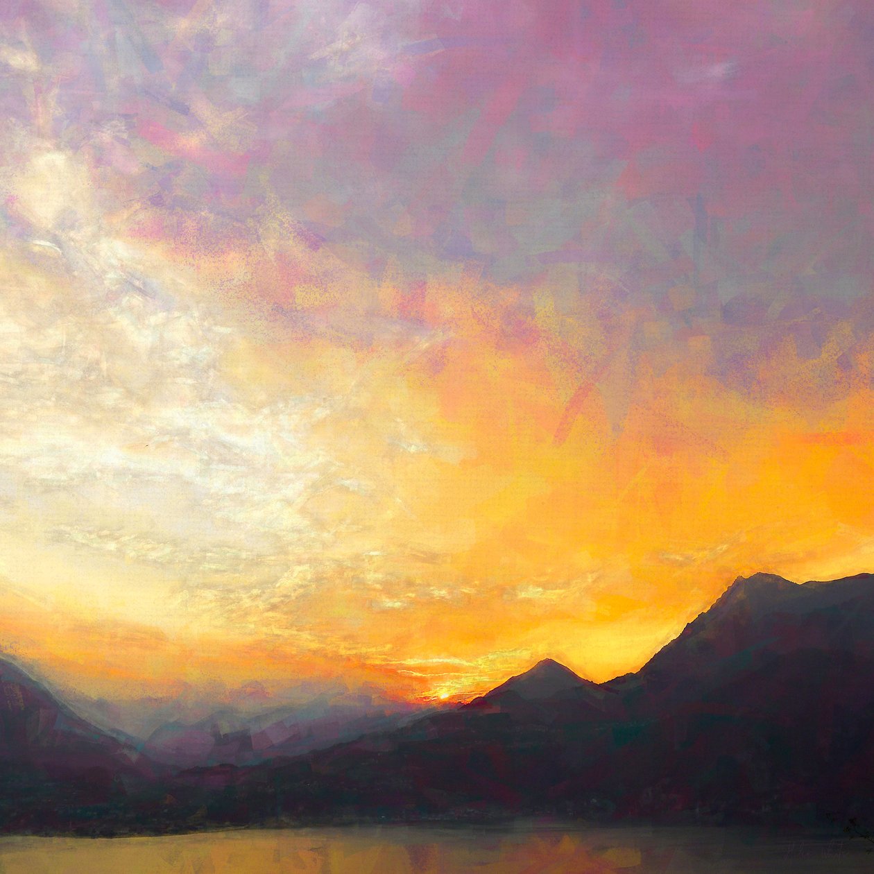 Navigazione al tramonto, 2018 da Unbekannt Unbekannt