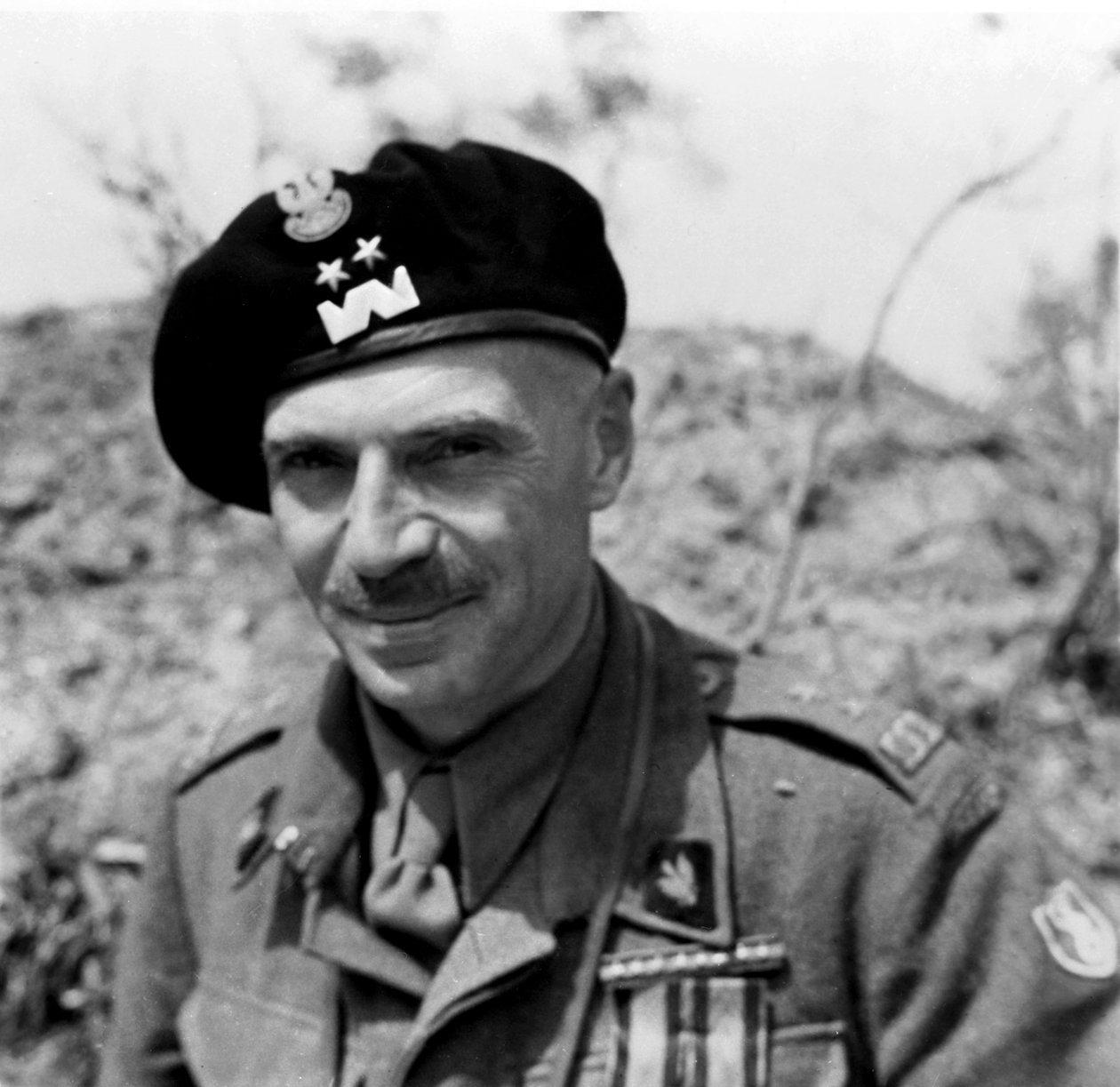 La battaglia di Cassino: Generale Wladyslaw Anders, aprile 1944 da Unbekannt Unbekannt